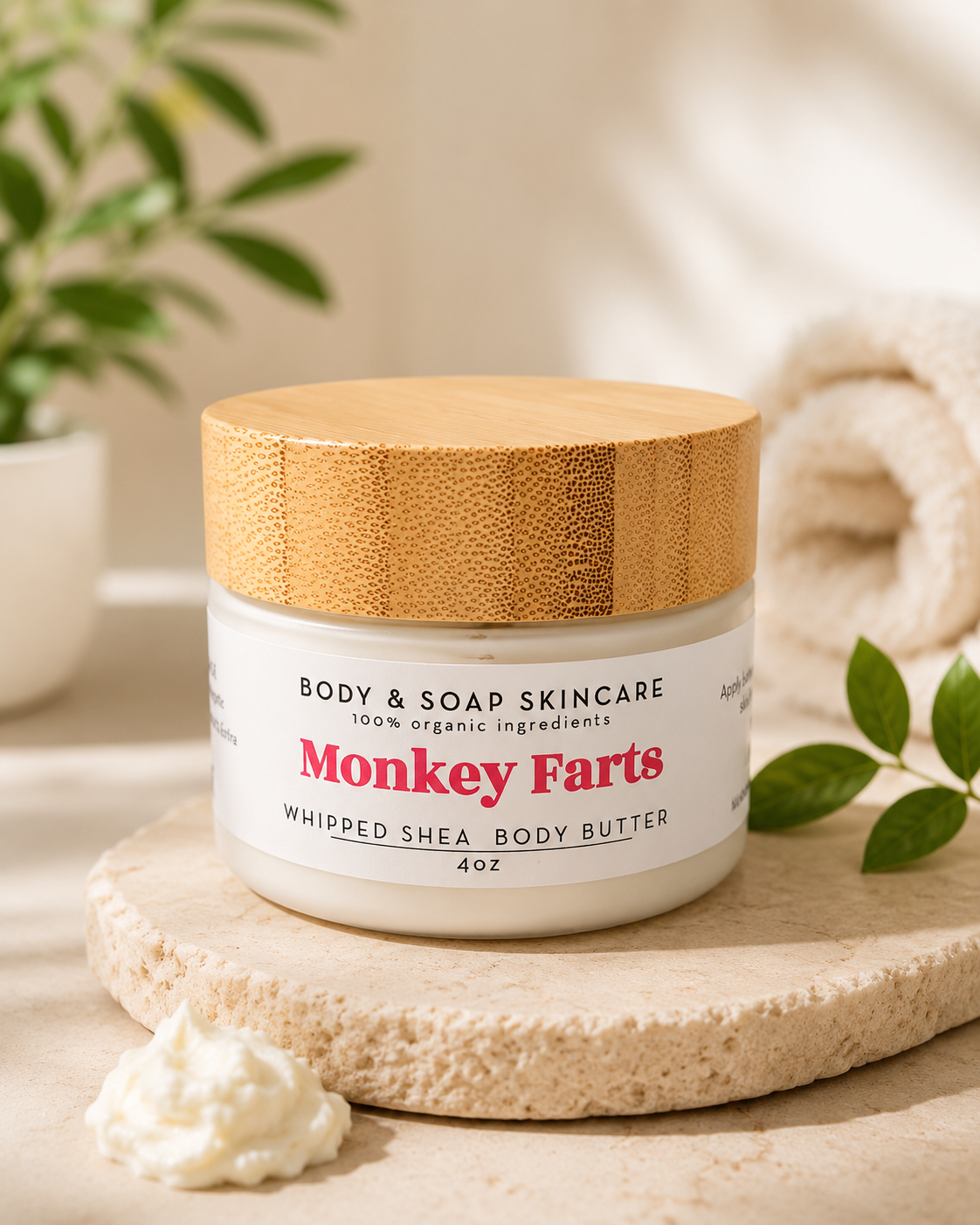 Whipped Shea Body Butter: Monkey Farts