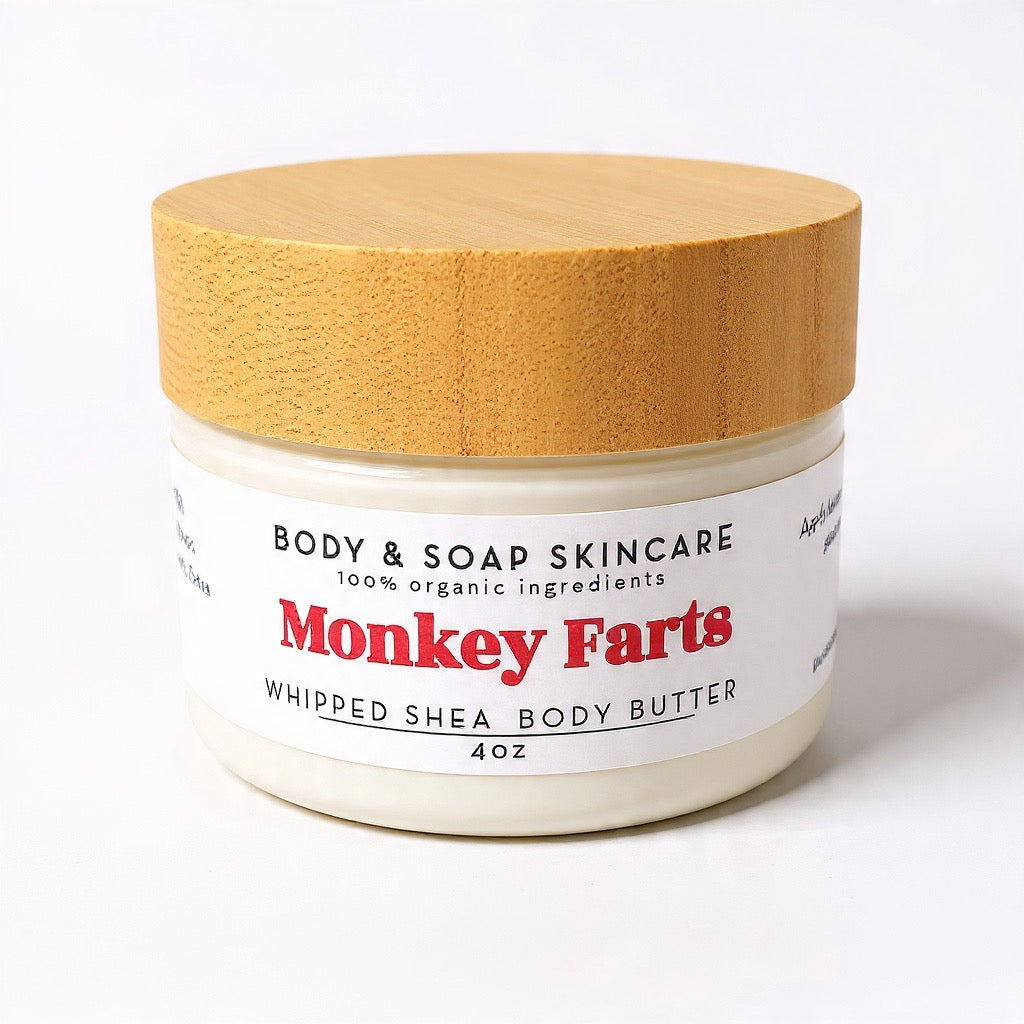 Whipped Shea Body Butter: Monkey Farts