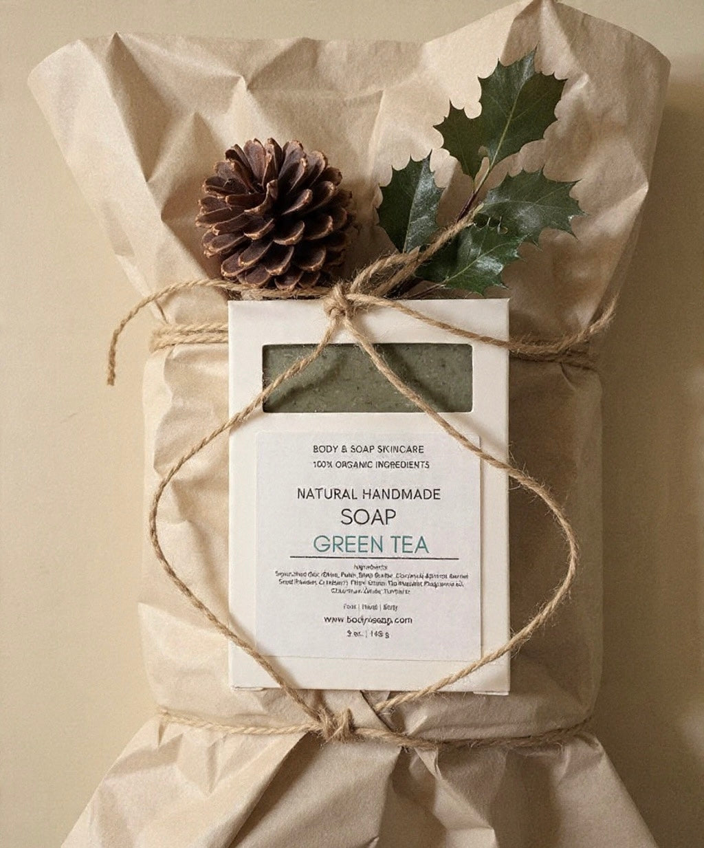 Organic Handmade Soap: Green Tea Scrub