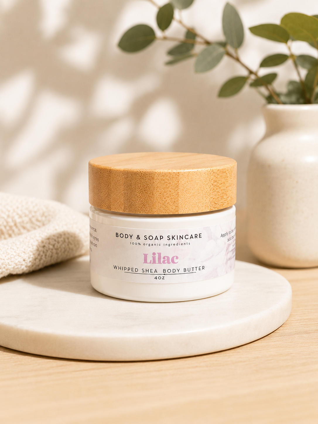 Whipped Shea Body Butter: Lilac