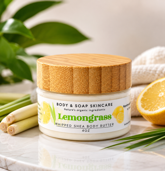Whipped Shea Body Butter: Lemongrass