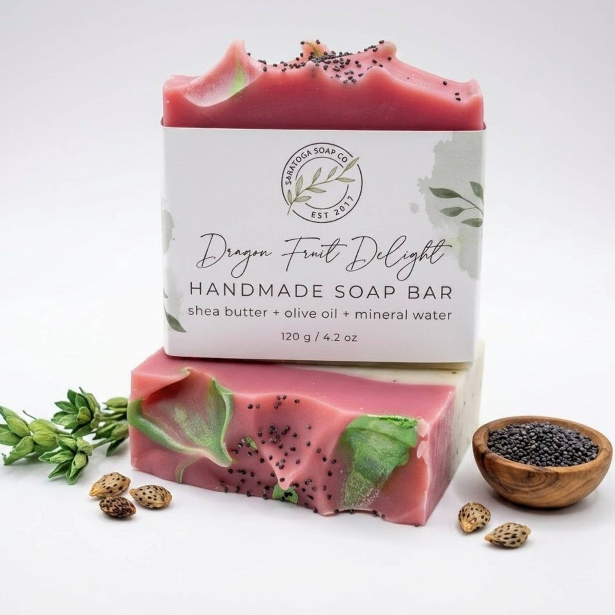 Dragonfruit Handmade Soap Bar VEGAN Cold Process Soap