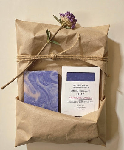 Organic Handmade Soap -Cranberry Vanilla