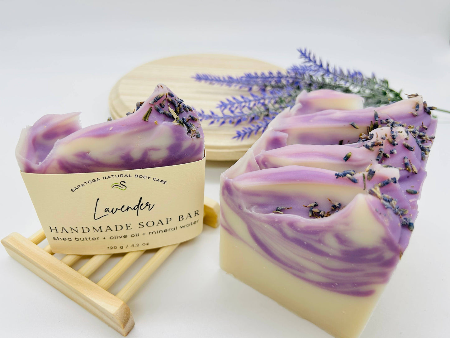 Lavender Handmade Soap Bar VEGAN COLD PROCESS