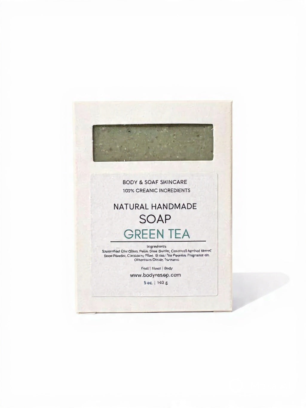 Organic Handmade Soap: Green Tea Scrub