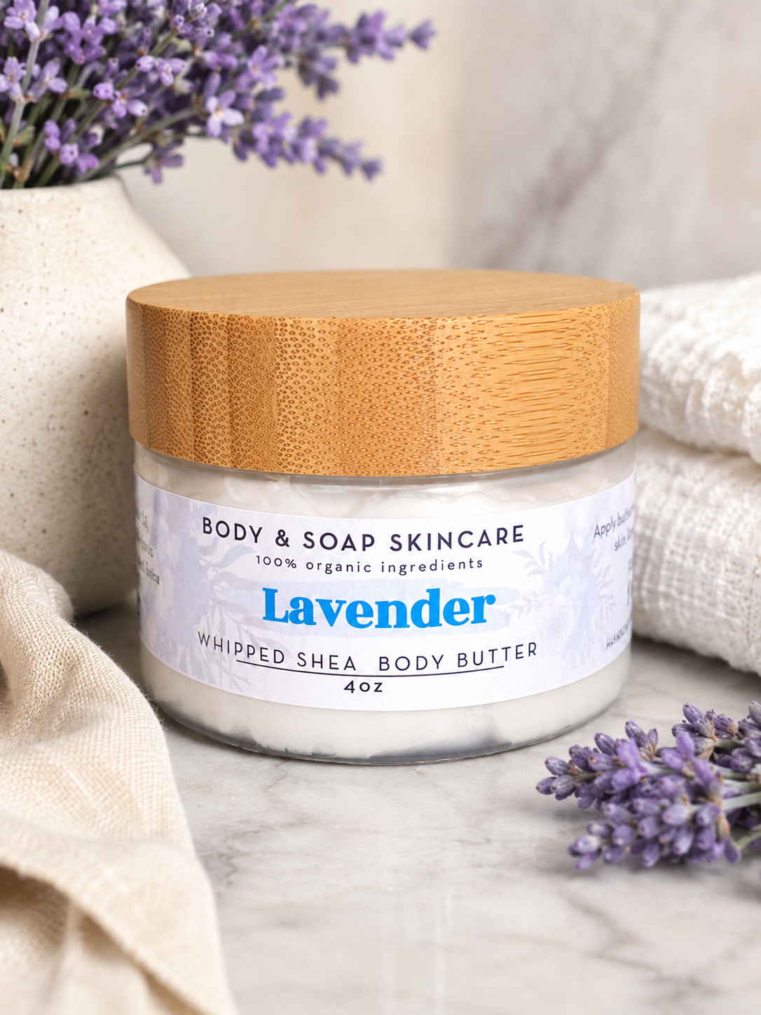 Whipped Shea Body Butter: Lavender