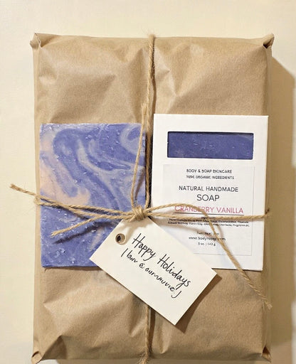 Organic Handmade Soap -Cranberry Vanilla