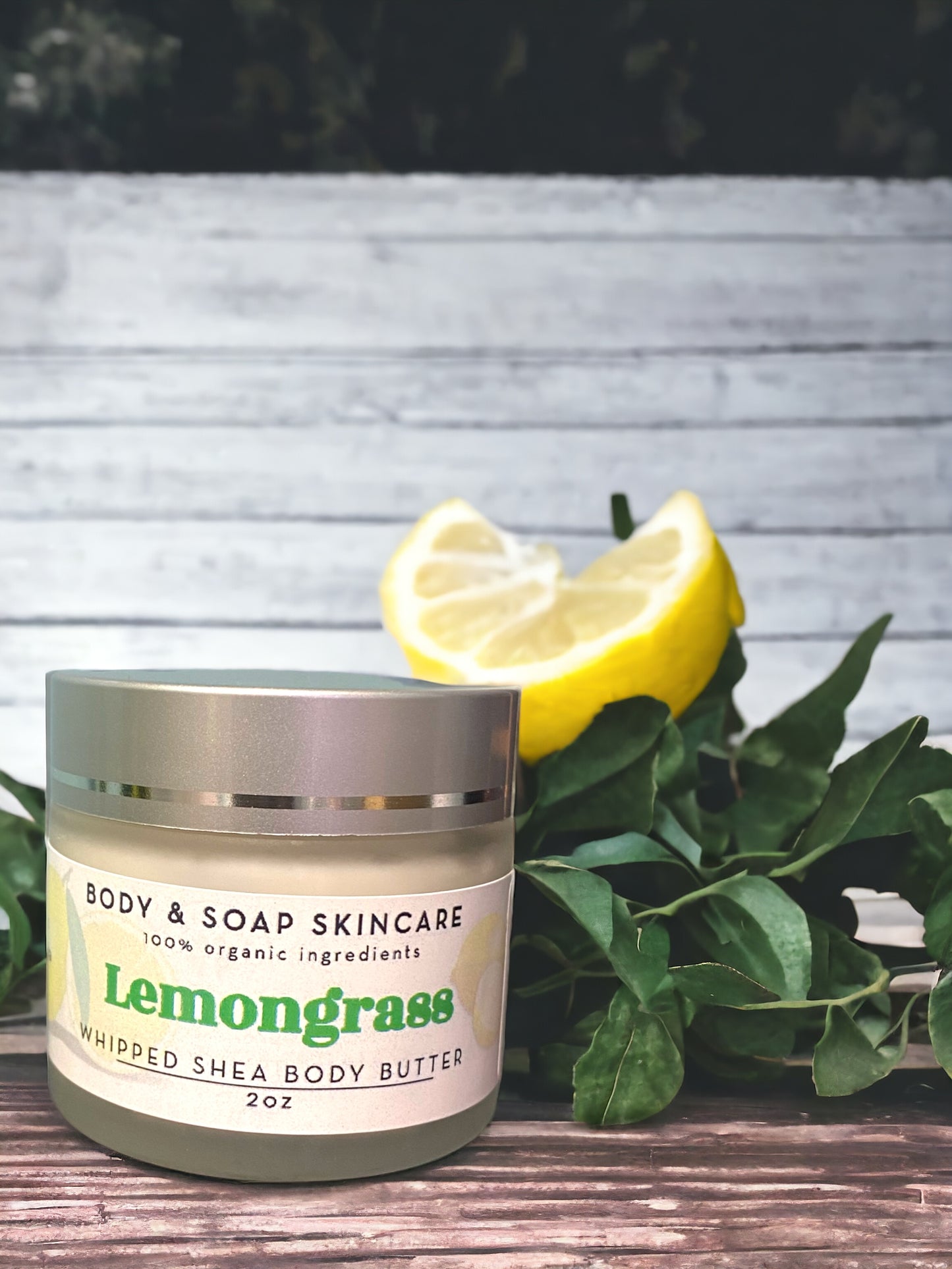 Whipped Shea Body Butter: Lemongrass - Body & Soap Skincare
