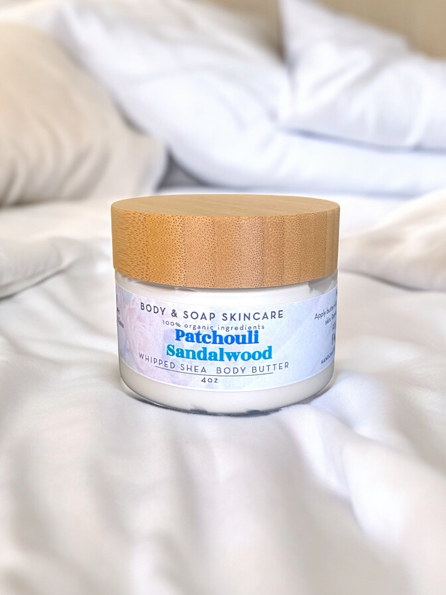 Whipped Shea Body Butter: Patchouli Sandalwood