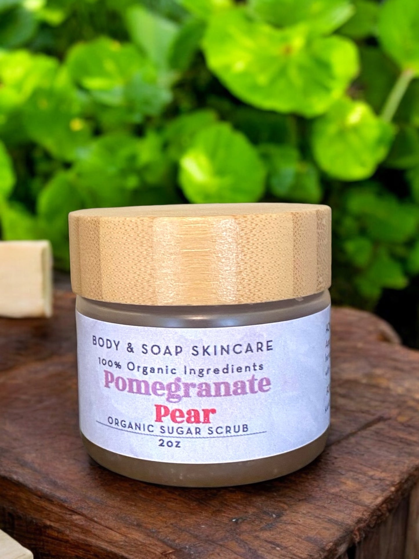 Organic Sugar Scrub: Pomegranate Pear