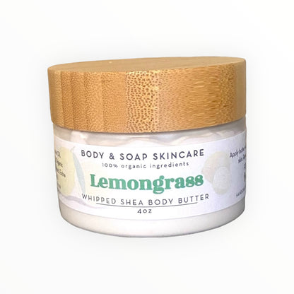 Whipped Shea Body Butter: Lemongrass