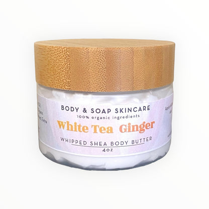 Whipped Shea Body Butter: White Tea Ginger