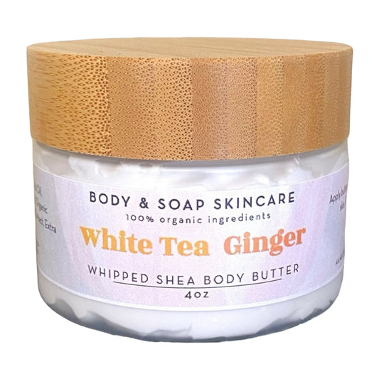 Whipped Shea Body Butter: White Tea Ginger