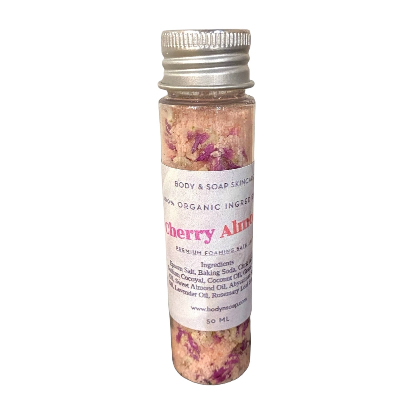 Premium Soaking Bath Salt: Cherry Almond