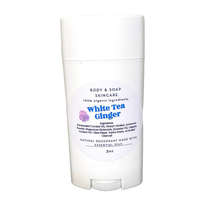 Natural Deodorant: White Tea Ginger