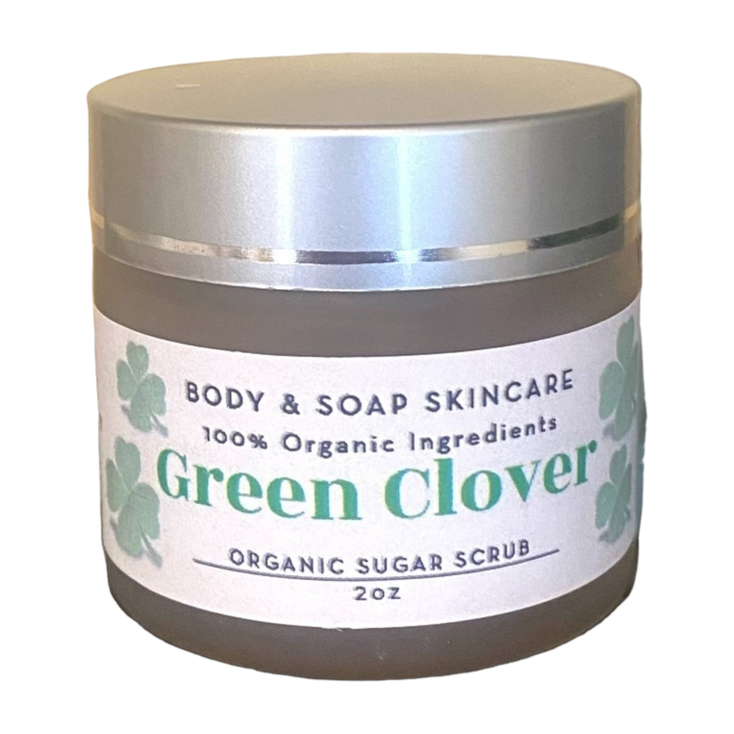 Organic Sugar Scrub: Green Clover