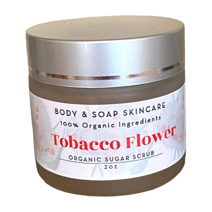 Organic Sugar Scrub: Tobacco Flower