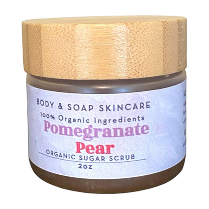 Organic Sugar Scrub: Pomegranate Pear