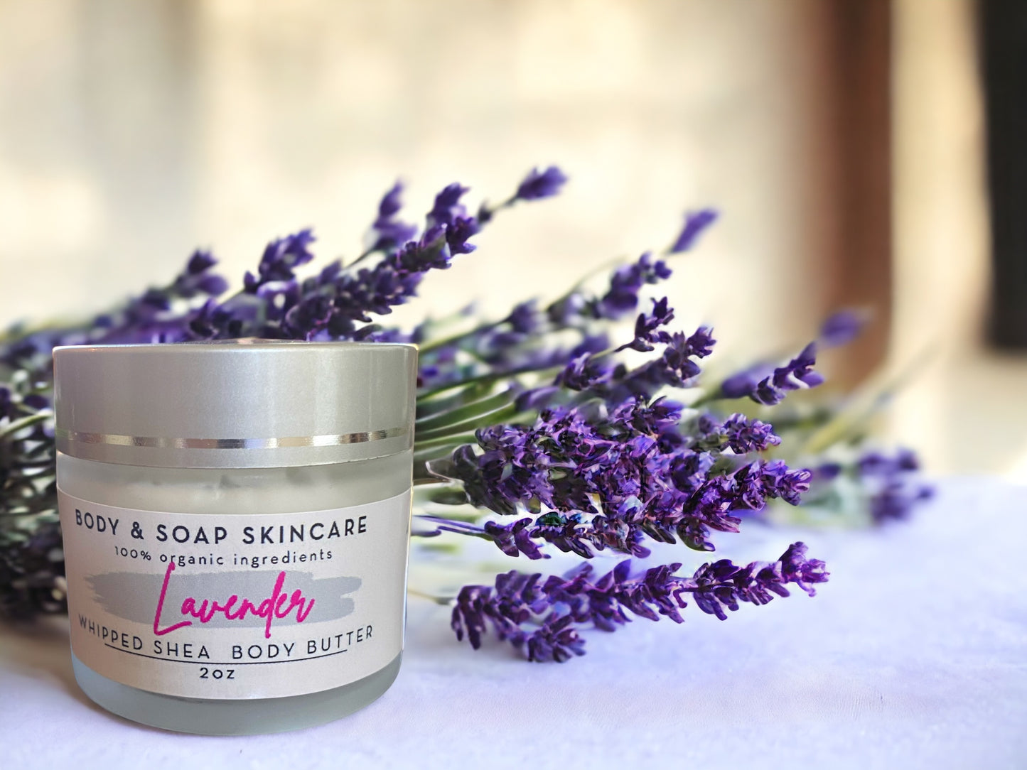 Whipped Shea Body Butter: Lavender - Body & Soap Skincare