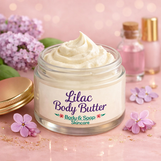 Whipped Shea Body Butter: Lilac