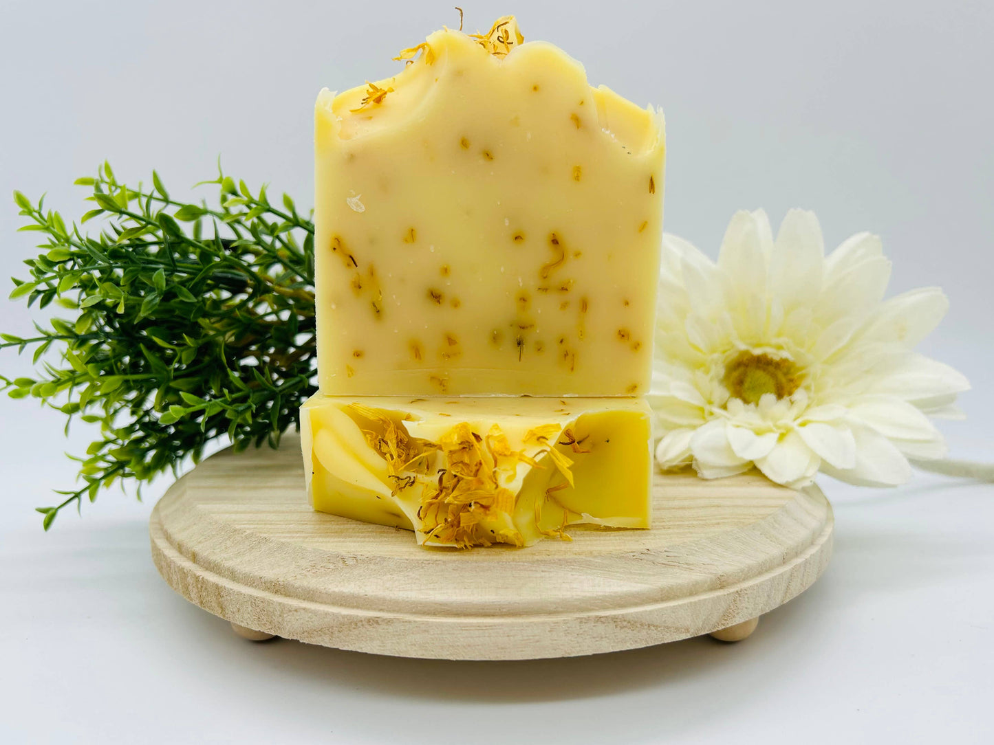 Calendula Lemongrass Handmade Soap Bar NATURAL VEGAN