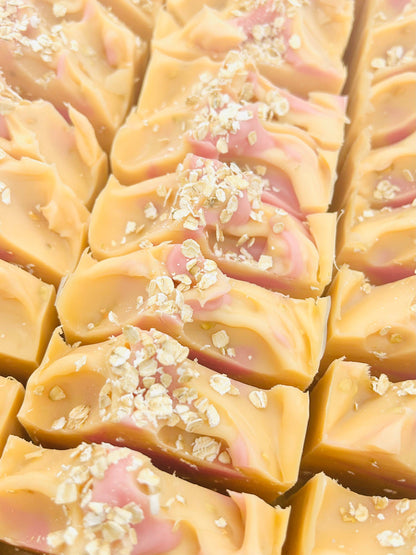 Sweet Orange Oatmeal Handmade Soap Bar VEGAN COLD PROCESS