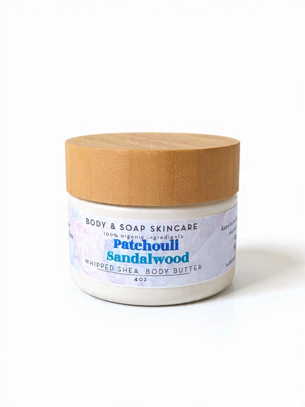 Whipped Shea Body Butter: Patchouli Sandalwood