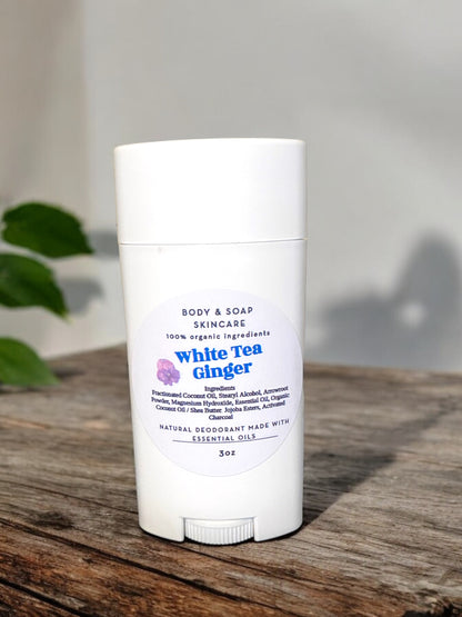 Natural Deodorant: White Tea Ginger